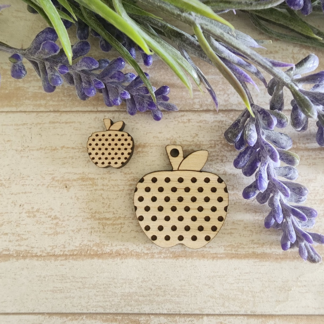 Polka Dot Apple Stud & Drop