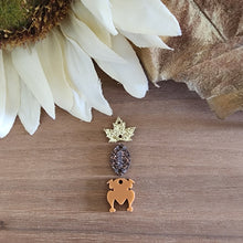 Load image into Gallery viewer, Thanksgiving Acrylic Triple Maple Leaf, Football, &amp; Turkey Drops
