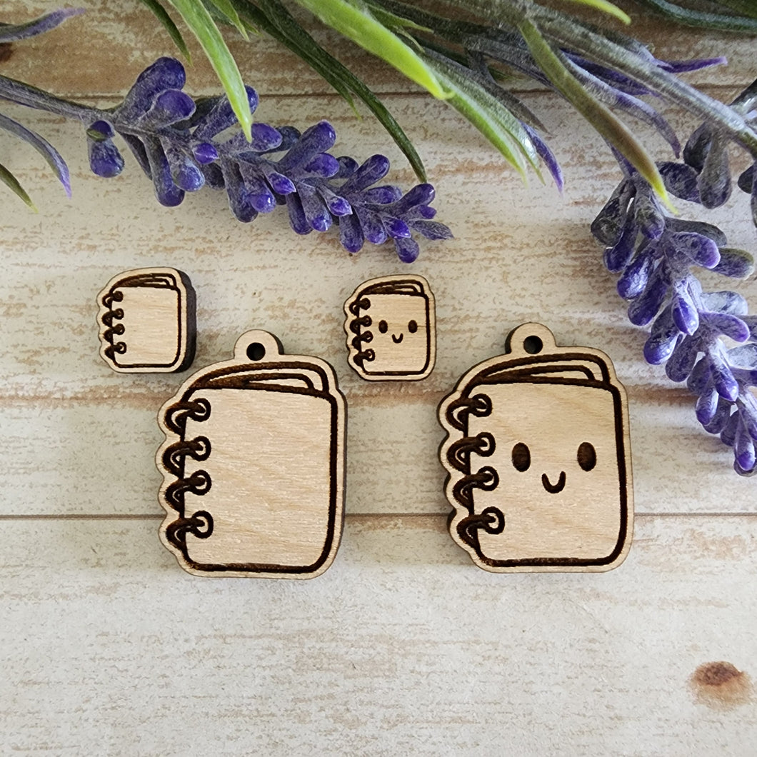 Cute Spiral Notebook Studs & Drops
