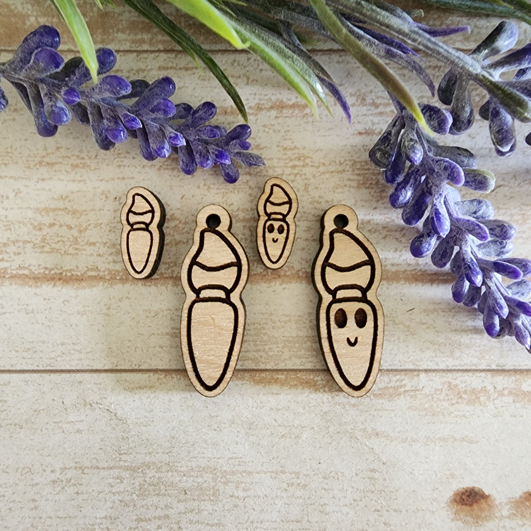 Cute Paint Brush Studs & Drops