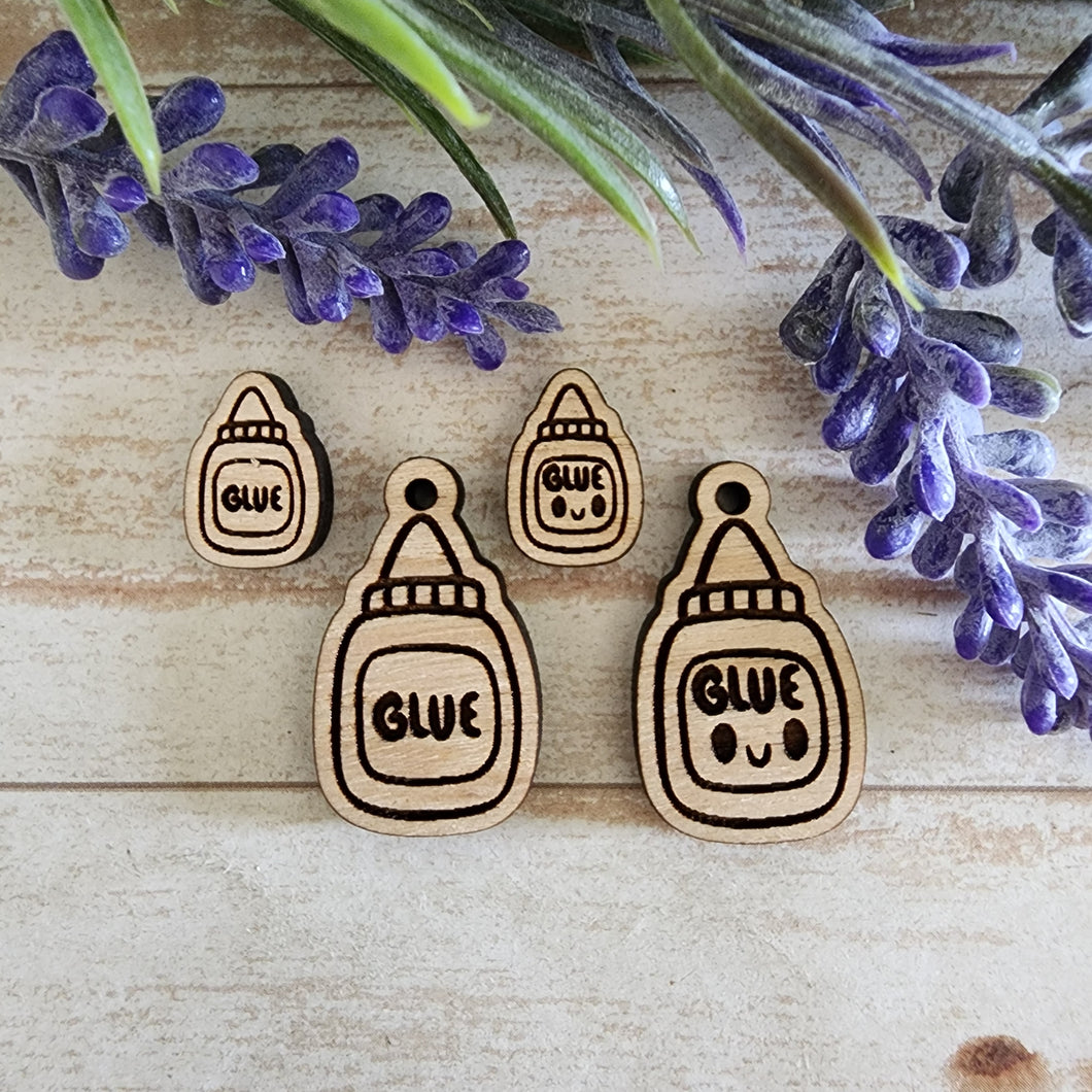 Cute Glue Bottle Studs & Drops