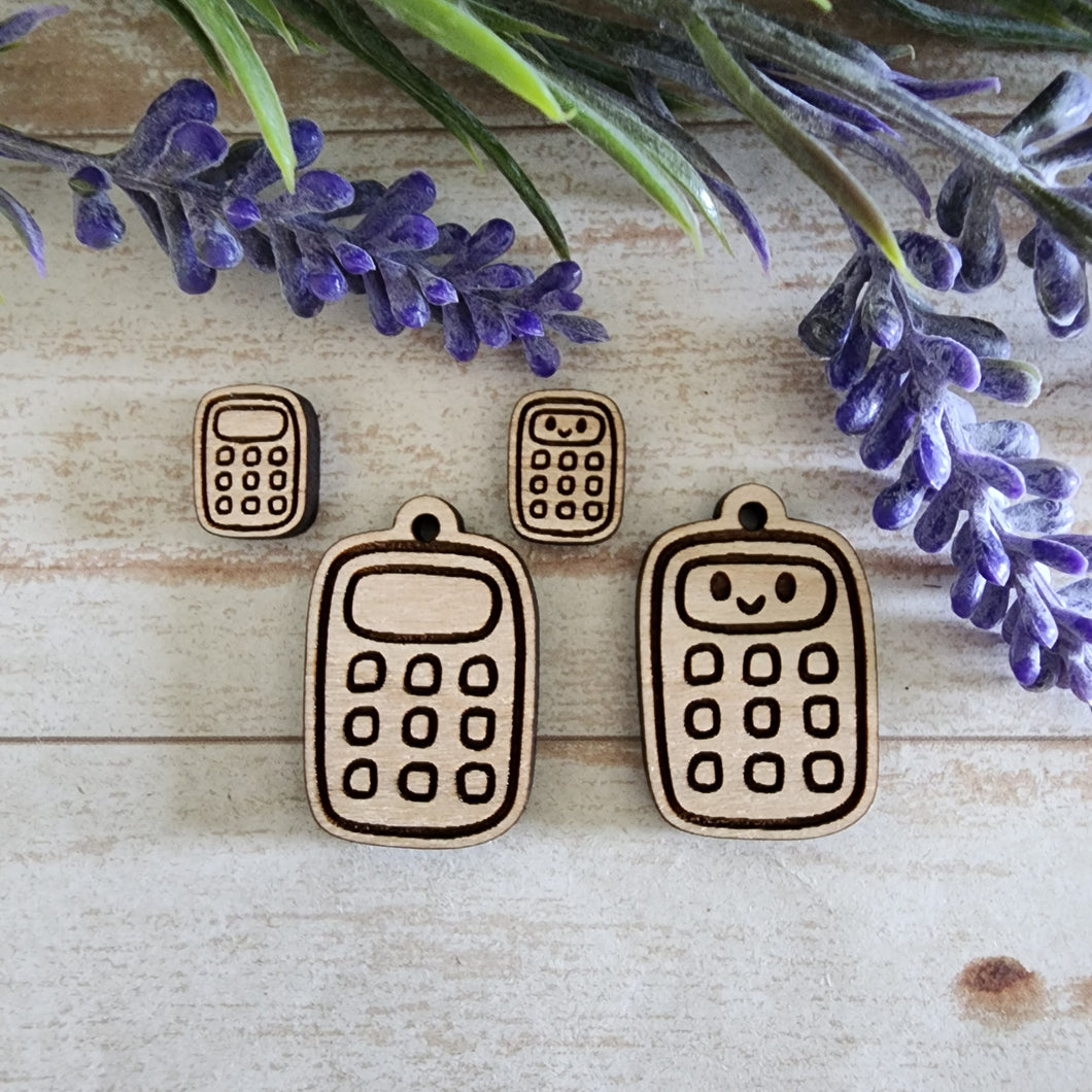 Cute Calculator Studs & Drops