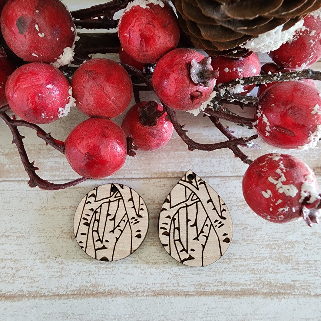 Winter Birch Tree Drops
