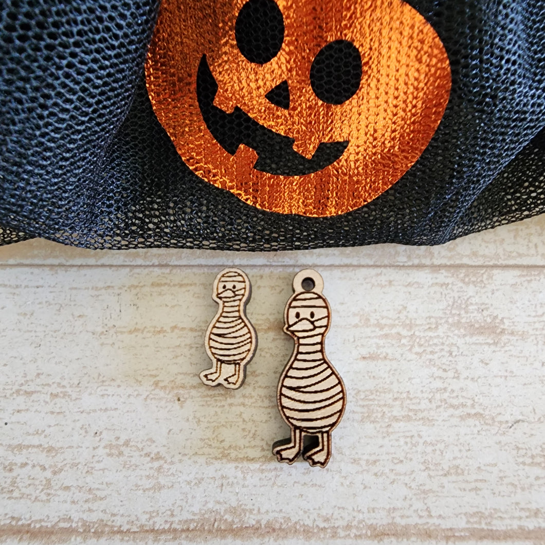 Halloween Cute Mummy Duck/Goose Stud & Drop
