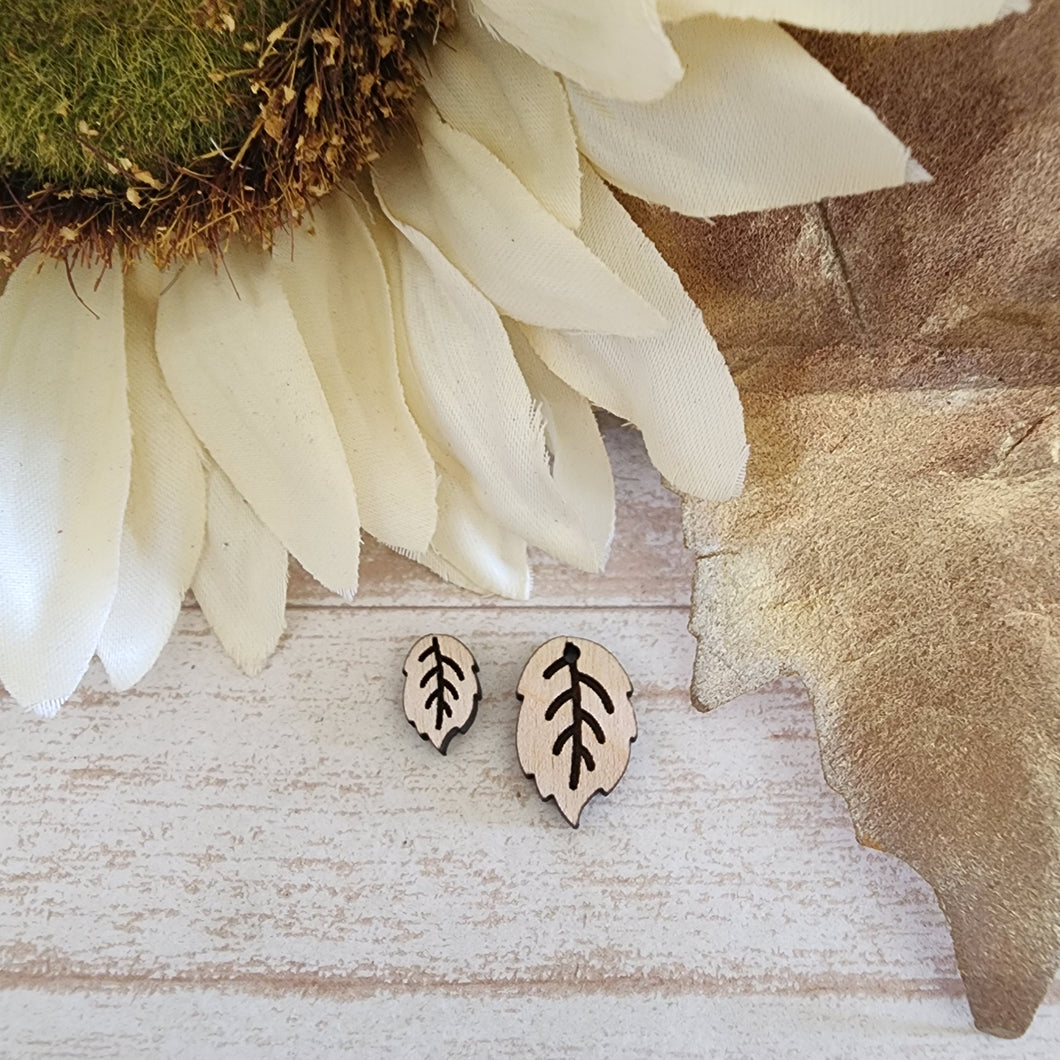 Fall Leaf Stud & Drop