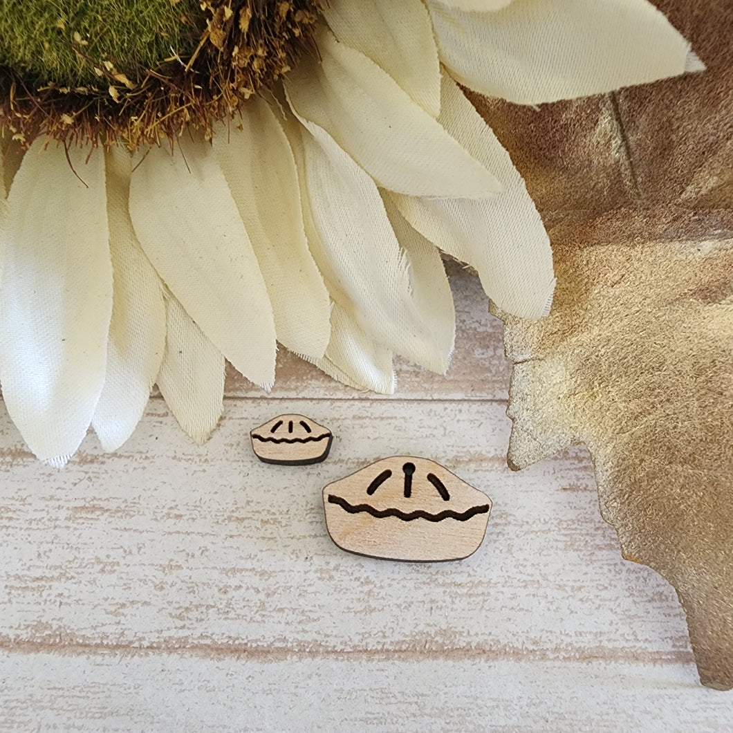 Thanksgiving Pie Stud & Drop