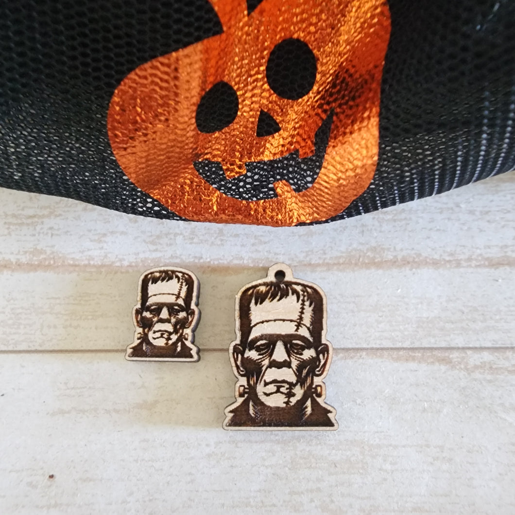 Halloween Classic Frankenstein Head Stud & Drop