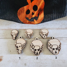Load image into Gallery viewer, Halloween Classic Bride of Frankenstein Head Studs &amp; Drops
