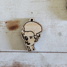 Load image into Gallery viewer, Halloween Classic Bride of Frankenstein Head Studs &amp; Drops
