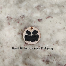 Load image into Gallery viewer, Halloween Jack o&#39; Lantern #8 Acrylic Drop
