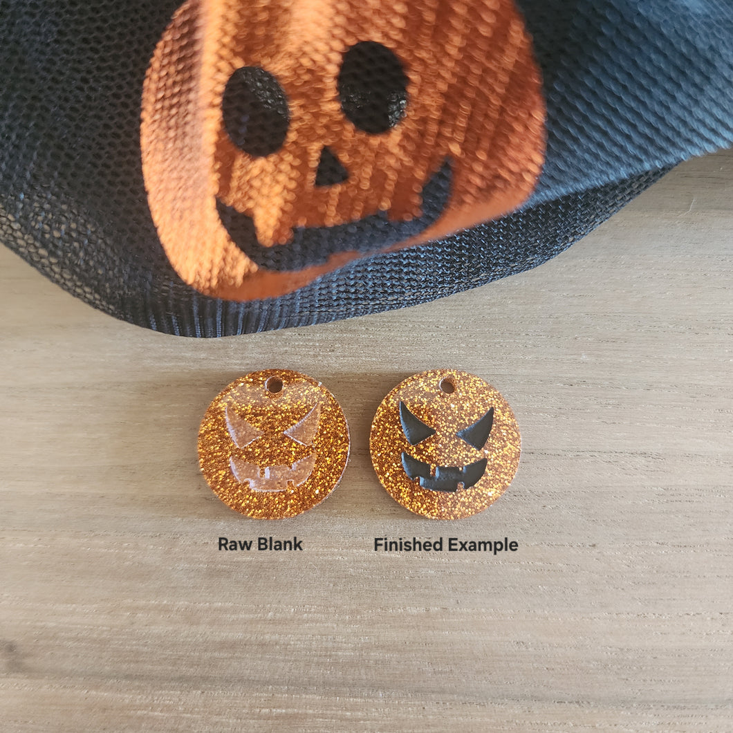 Halloween Jack o' Lantern #1 Acrylic Drop