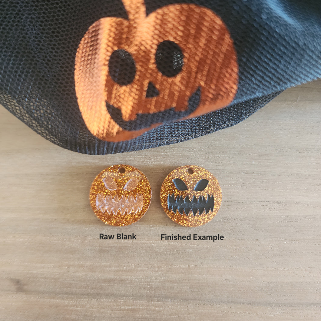 Halloween Jack o' Lantern #8 Acrylic Drop