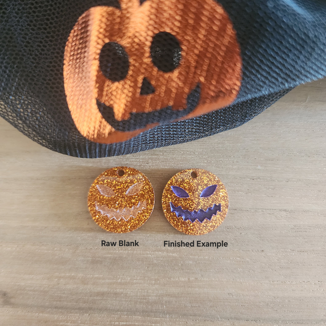 Halloween Jack o' Lantern #5 Acrylic Drop