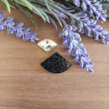 Load image into Gallery viewer, Fan Shaped Acrylic Stud &amp; Drop
