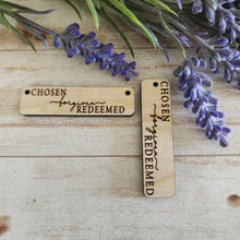 Load image into Gallery viewer, Chosen Forgiven Redeemed Bar Necklaces
