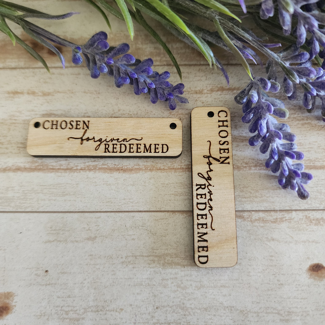 Chosen Forgiven Redeemed Bar Necklaces