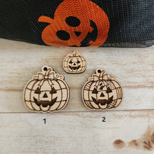 Load image into Gallery viewer, Halloween Patchwork Quilt Jack o&#39; Lantern Stud &amp; Drops
