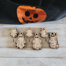Load image into Gallery viewer, Halloween Patchwork Ghosts Studs &amp; Drops
