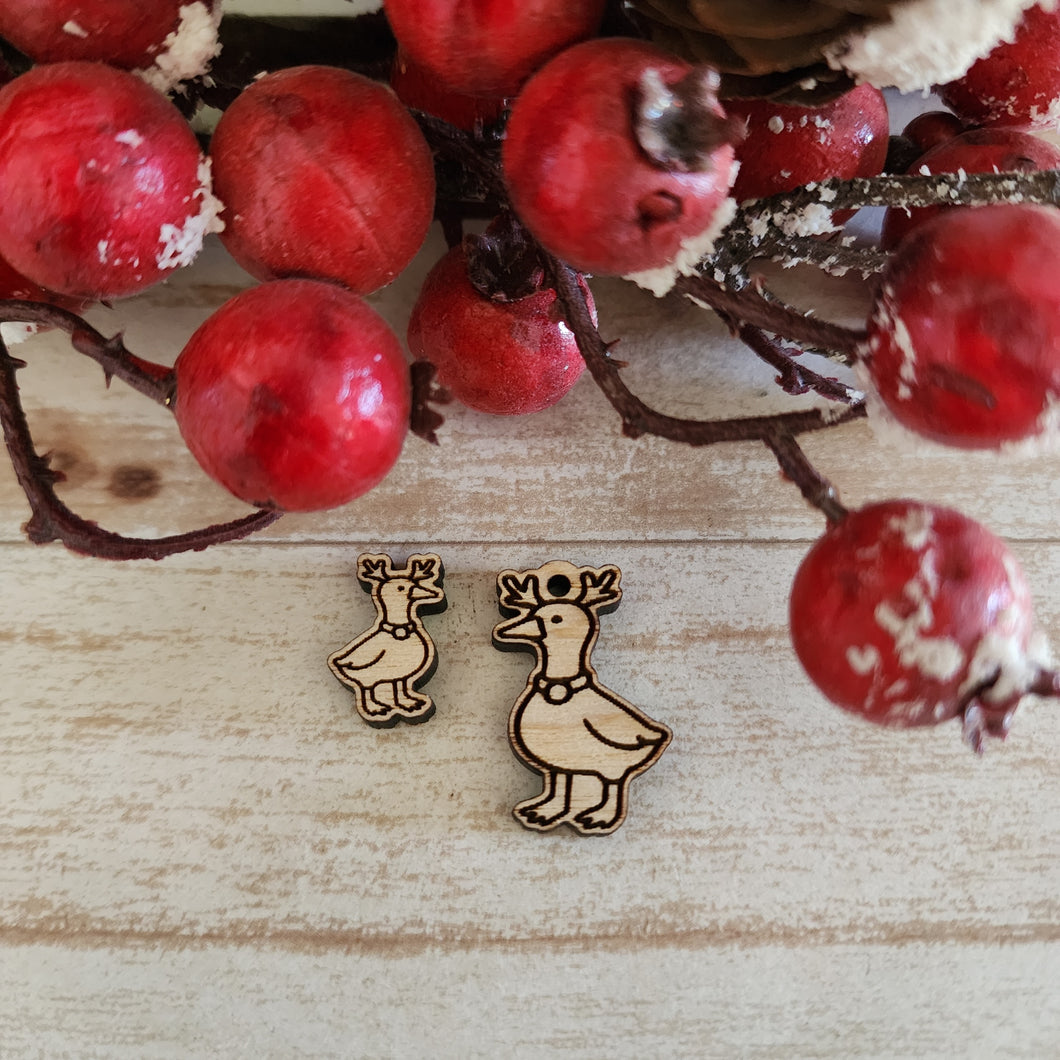 Christmas Reindeer Duck/Goose Stud & Drop