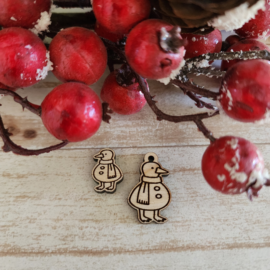 Christmas Snowman Duck/Goose Stud & Drop