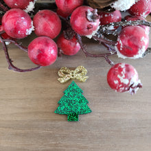 Load image into Gallery viewer, Christmas Acrylic 3 Tier Tree &amp; Bow Drop
