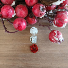 Load image into Gallery viewer, Christmas Acrylic Triple Snowflake, Mug, &amp; Santa Head Drops
