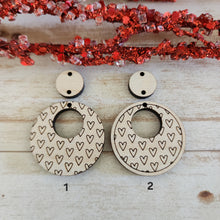 Load image into Gallery viewer, Valentine&#39;s Day Repeating Heart Cutout Round Drops
