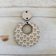 Load image into Gallery viewer, Valentine&#39;s Day Repeating Heart Cutout Round Drops
