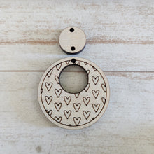 Load image into Gallery viewer, Valentine&#39;s Day Repeating Heart Cutout Round Drops
