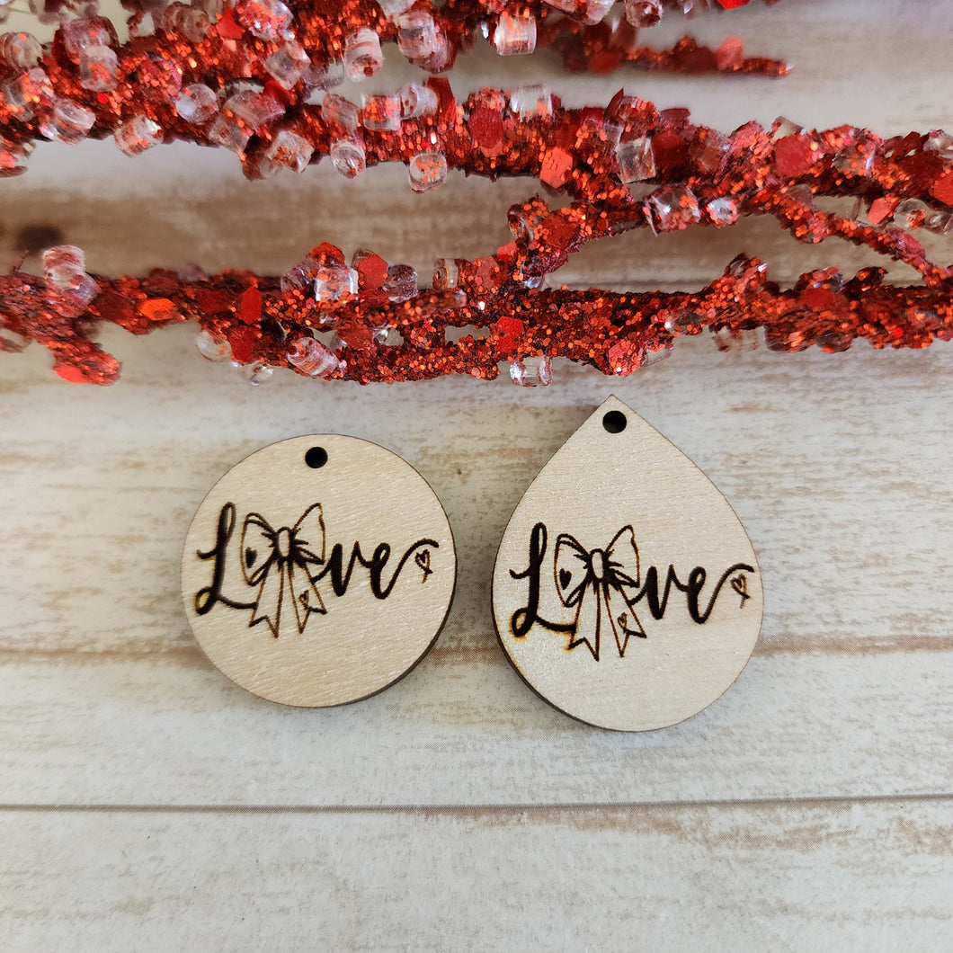 Valentine's Day Love with Bow Drops