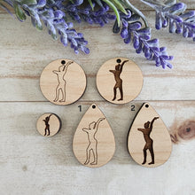 Load image into Gallery viewer, Gymnastics/Dance Finish Pose Stud &amp; Drops
