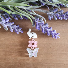Load image into Gallery viewer, Spring Acrylic Bunny, Flower, Butterfly Triple Drop
