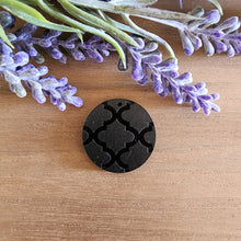 Load image into Gallery viewer, Smoke &amp; Mirrors Quatrefoil Patterned Acrylic Drops