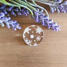 Load image into Gallery viewer, Snowflakes Patterned Acrylic Drops