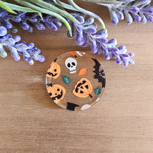 Load image into Gallery viewer, Halloween Icons Patterned Acrylic Drops