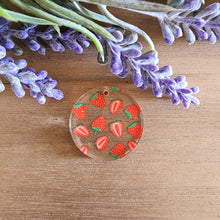 Load image into Gallery viewer, Strawberries Patterned Acrylic Drops