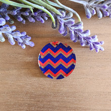 Load image into Gallery viewer, Chevron Stars &amp; Stripes Patterned Acrylic Drops