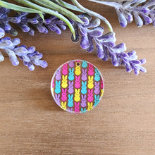 Load image into Gallery viewer, Marshmallow Bunnies Patterned Acrylic Drops