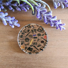 Load image into Gallery viewer, Teacher Chalkboard Patterned Acrylic Drops