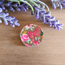 Load image into Gallery viewer, Butterfly Floral Patterned Acrylic Drops