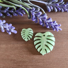Load image into Gallery viewer, Monstera Leaf Acrylic Stud &amp; Drop
