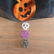 Load image into Gallery viewer, Halloween Acrylic Triple Skull Drops
