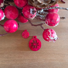 Load image into Gallery viewer, Christmas Acrylic Detailed Ornament Stud &amp; Drop
