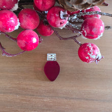 Load image into Gallery viewer, Christmas Acrylic Lightbulb 2 Piece Drop
