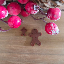 Load image into Gallery viewer, Christmas Acrylic Thin Gingerbread Man Stud &amp; Drop
