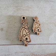 Load image into Gallery viewer, Halloween Zombie Opossum Studs &amp; Drops
