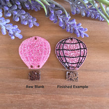 Load image into Gallery viewer, Hot Air Balloon 2 Piece Acrylic Drop
