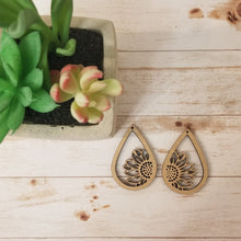 Load image into Gallery viewer, Sunflower Teardrop Cutout
