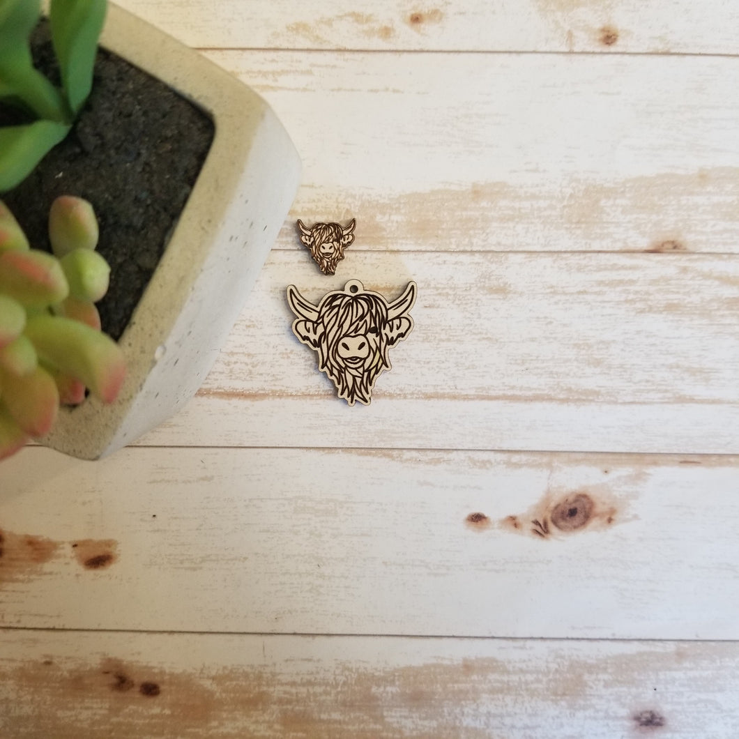 Highland Cow Earrings