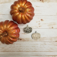 Load image into Gallery viewer, Fall Swirl Pumpkin Earrings
